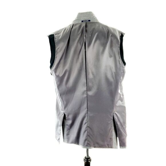 Paul Fredrick Super 120s Wool 2 Button Blazer 42L Or Slim Fit 44L Gray - Picture 10 of 10